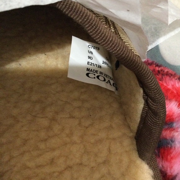 MEN’S COACH KHAKI SIGNATURE SLIPPER/LOGO - Picture 10 of 12